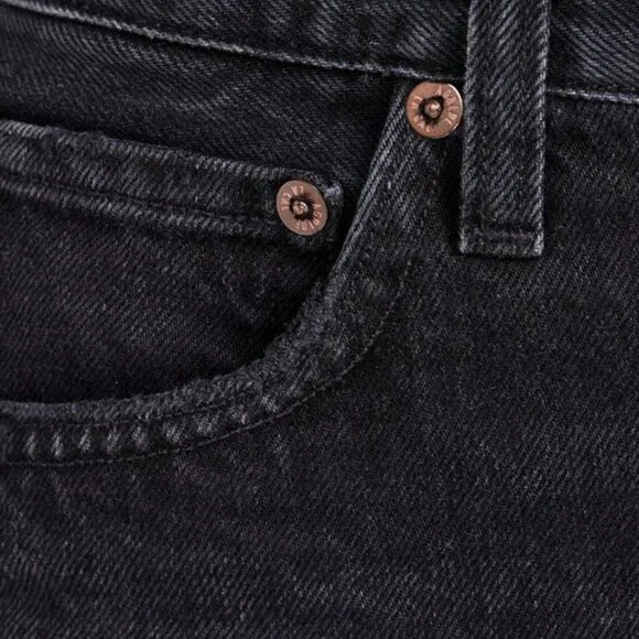 Agolde Parker Shorts - Black - Size 29 - Picture 3 of 10